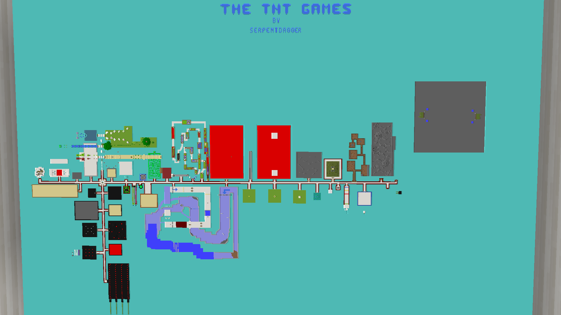 Map of The TNT Games park